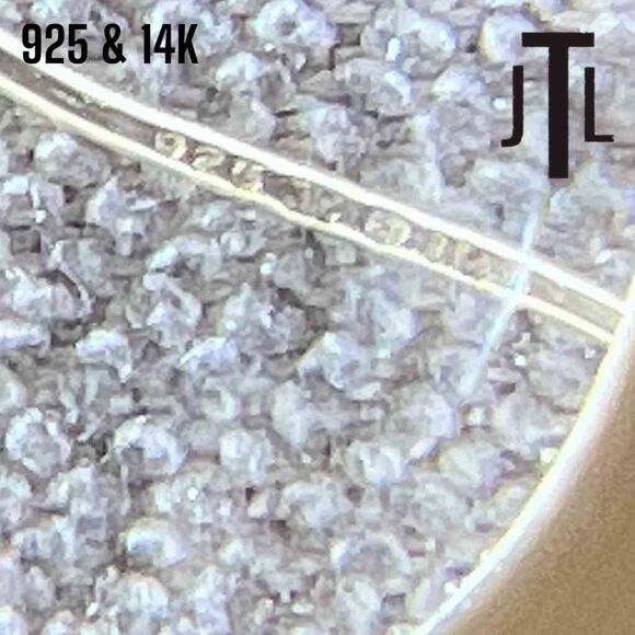 JTL Sterling Silver & 14K Gold Twisted Hoop Earrings – Amethyst Gemstone Accents - Picture 9 of 13